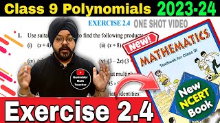 Polynomials  Class 9 Maths chapter 2  Ex 24 Q1 to Q16  New NCERT Book  Class 9 Maths  202324 [upl. by Llemmart754]