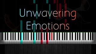 How to Play Pokemon Black and White Unwavering Emotions Piano Tutorial [upl. by Einapets]