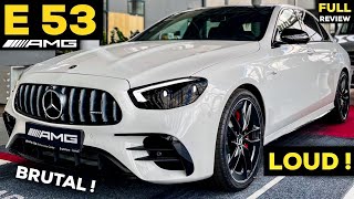 2022 MERCEDES E53 AMG Sedan BRUTAL Exhaust SOUND FULL InDepth Review Exterior Interior Infotainment [upl. by Coleen299]