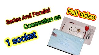 Series testing board and parallel connection one socket [upl. by Kcirdneh]