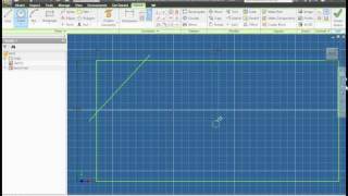 Autodesk Inventor 2010 Lesson 2 Shape tools in ipt part file sketch [upl. by Vivien]