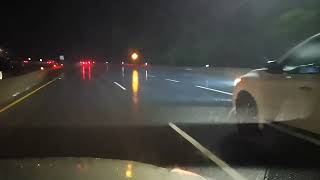 Malahat night driving during atmospheric river rainstorm [upl. by Bej301]