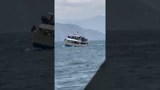 Goa boat ship accident incident video [upl. by Indys]