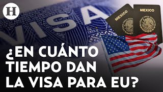 Visa americana  Si quieres viajar a EU consulados podrían darte cita para 2025 [upl. by Esetal190]