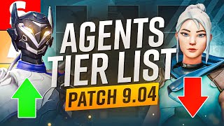 NEW Agent Tier List Patch 904  VYSE is BROKEN  Valorant Agent Meta [upl. by Pastelki]