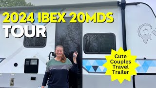 2024 Forest River Ibex 20MDS RV Tour Cute Couples Travel Trailer [upl. by Seiter795]