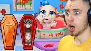 TALKING TOM A MURIT CE A FĂCUT TALKING GINGER CU EL ACUM PLÂNG CU TOȚII Tomy Show [upl. by Pip807]