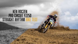 Ken Roczens Pro Circuit YZ250 Straight Rhythm Bike Test [upl. by Ruhtua]