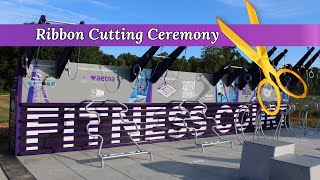 Outdoor Fitness Court Ribbon Cutting Ceremony [upl. by Erleena325]