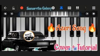 Azeri Qara 07 Song  Cover  Tutorial  Easy Piano tutorial  piano [upl. by Ehsrop809]