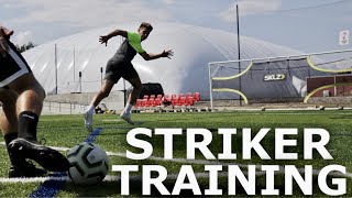 Striker Training Session  Movement amp Finishing Training For Center Forwards [upl. by Saba]