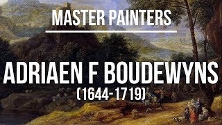 Adriaen Frans Boudewyns 16441719 A collection of paintings 2K Ultra HD Silent Slideshow [upl. by Nezam317]