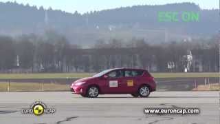 2013 Toyota Auris ESP Test Euro NCAP VSC Test [upl. by Vic]