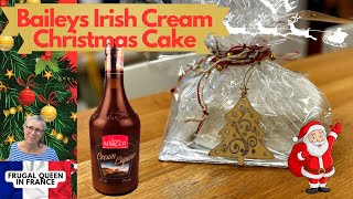 Baileys Irish Cream Liqueur Christmas Cake cake baileys christmascake christmas [upl. by Hcelemile26]