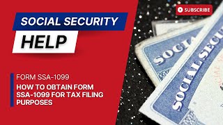 How to get a replacement FORM SSA1099 from Social Security for tax purposes [upl. by Patton395]