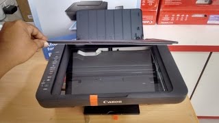 Unboxing Canon Pixma E470 WiFi AllinOne Color Printer [upl. by Annayat]