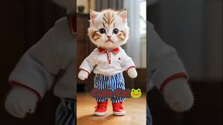 Cute Cat Dance💙🐾🤗shorts cute cat [upl. by Dnalel]