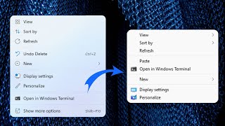 How to Get the Classic old Context Menu on Windows 11 [upl. by Serolod732]