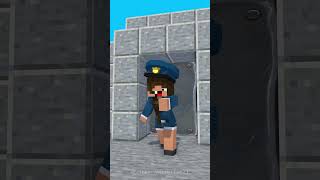 Minecraft Prison Break Prison Escape Ep1  Minecraft Toons Shorts [upl. by Aicilet]