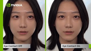 Maintaining Eye Contact in a Video Conference with NVIDIA Maxine [upl. by Ivens]