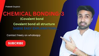 Covalent bond all structure explained  all board covered [upl. by Anuahsed769]