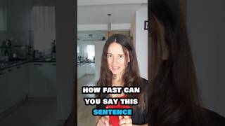 How Fast Can You Say This Sentence funchallenge speechpractice funenglish english learnenglish [upl. by Austreng492]