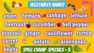 English Spelling Words  Specials 5 [upl. by Pattison]