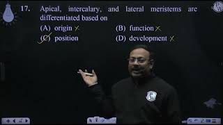 Apical intercalary and lateral meristems are differentiated based on [upl. by Farleigh]