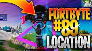 HOW TO MAKE THE RINGS SHOW UP FOR FORTBYTE 89  Scarlet Strike Glider Rings Fortbyte 89 Location [upl. by Alanson]