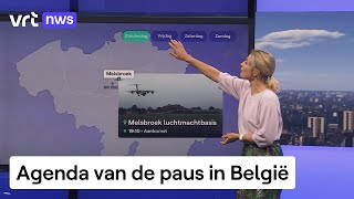 Wat gaat paus Franciscus vier dagen doen in België [upl. by Hallock62]