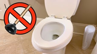 How to Unclog a Toilet Without a Plunger [upl. by Nella]