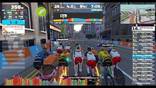 Zwift  Race Zwift Racing League  Open OCEANIA Western Div 1 D on BRAEkfast Crits and Grits [upl. by Serrell]