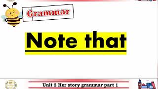 لغة انجليزية ٣ ثانوي ٢٠٢٤٢٠٢٥ الحصة السابعة عشرة Unit 2 Her story Grammar Part 2 [upl. by Nomit]