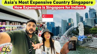 How Expensive is Singapore 🇸🇬 for Indians  Restaurants Hotel amp groceries  iPhone sasta hai yaha [upl. by Dorthea]