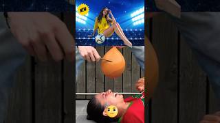 Celine Water In Balloon Challenge [upl. by Mikkanen]