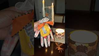 Halloween Candy Glove Treat Bag halloween halloweenparty halloweensnacks trickortreat [upl. by Iot]