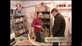 Maceracı  Türk Yayı Yapımı  Bowmaking on National Turkish TV Channel [upl. by Redlac]