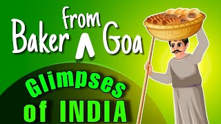 A baker from GOA🔥 Class 10 English Animated glimpses of india [upl. by Anceline]