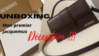 Mon premier Jacquemus Grand Bambino  Unboxing  Avis [upl. by Assilen]