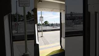 Caltrain Stadler Kiss Doors Opening [upl. by Neyut725]