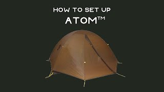 NEMO アトム オズモ  アトム 設営方法｜How to Set Up Atom OSMO™ [upl. by Arinay]