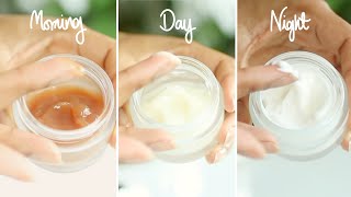 HOW TO MAKE EYE CREAM NATURALLY  DIYs For Morning Day amp Night [upl. by Goodden]