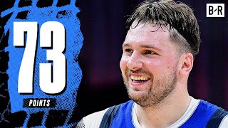 Luka Doncic Drops 73 Points vs Hawks 4th Highest Scoring Game in NBA History 🔥 [upl. by Atilahs169]