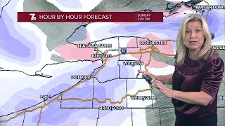 Lake Effect Snow Warning issued for Western New York Thanksgiving weekend [upl. by Piderit]