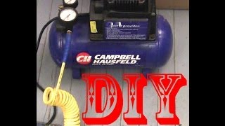 Campbell Hausfeld 100 2 gal air compressor repair [upl. by Wattenberg]