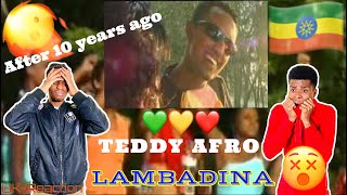 After 14 years ago  Teddy Afro  Lambadina  WorldWide Music from Ethiopia 💚💛❤️  REACTION [upl. by Yetti839]