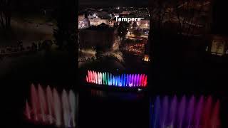 Tampereen Valoviikot tampere valoviikot finland dronevideo [upl. by Niowtna]