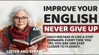 Never Give Up  Practice English Speaking  How to improve English for your dreams  Graded Reader [upl. by Naffets]