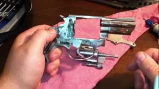 Polish and trigger job on a taurus 605 357 magnum revolver [upl. by Dacia114]