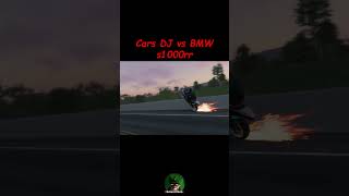 Cars DJ vs BMW s1000rr [upl. by Maryanne]